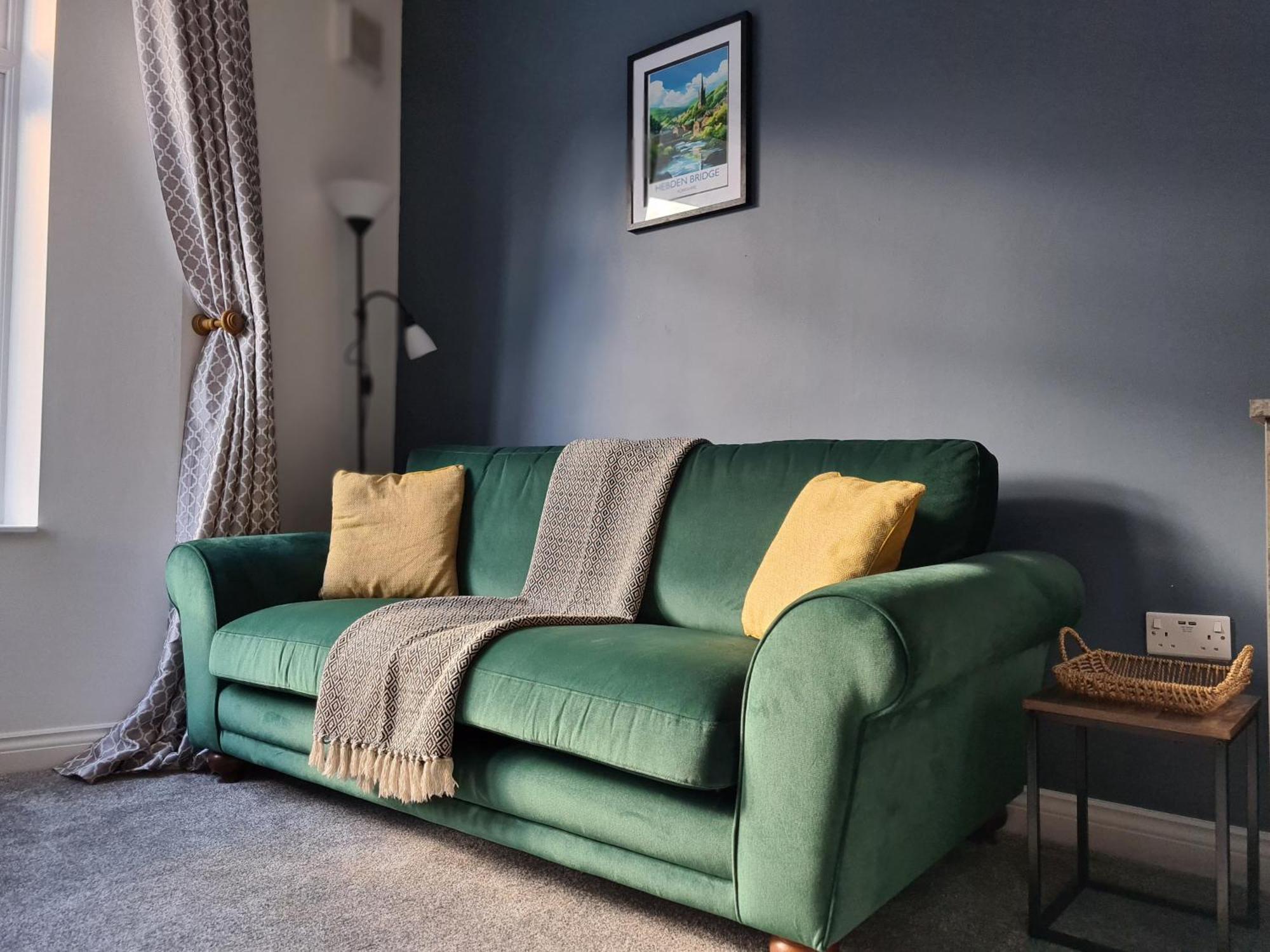 Modern River View Mytholmroyd Apartment Buitenkant foto