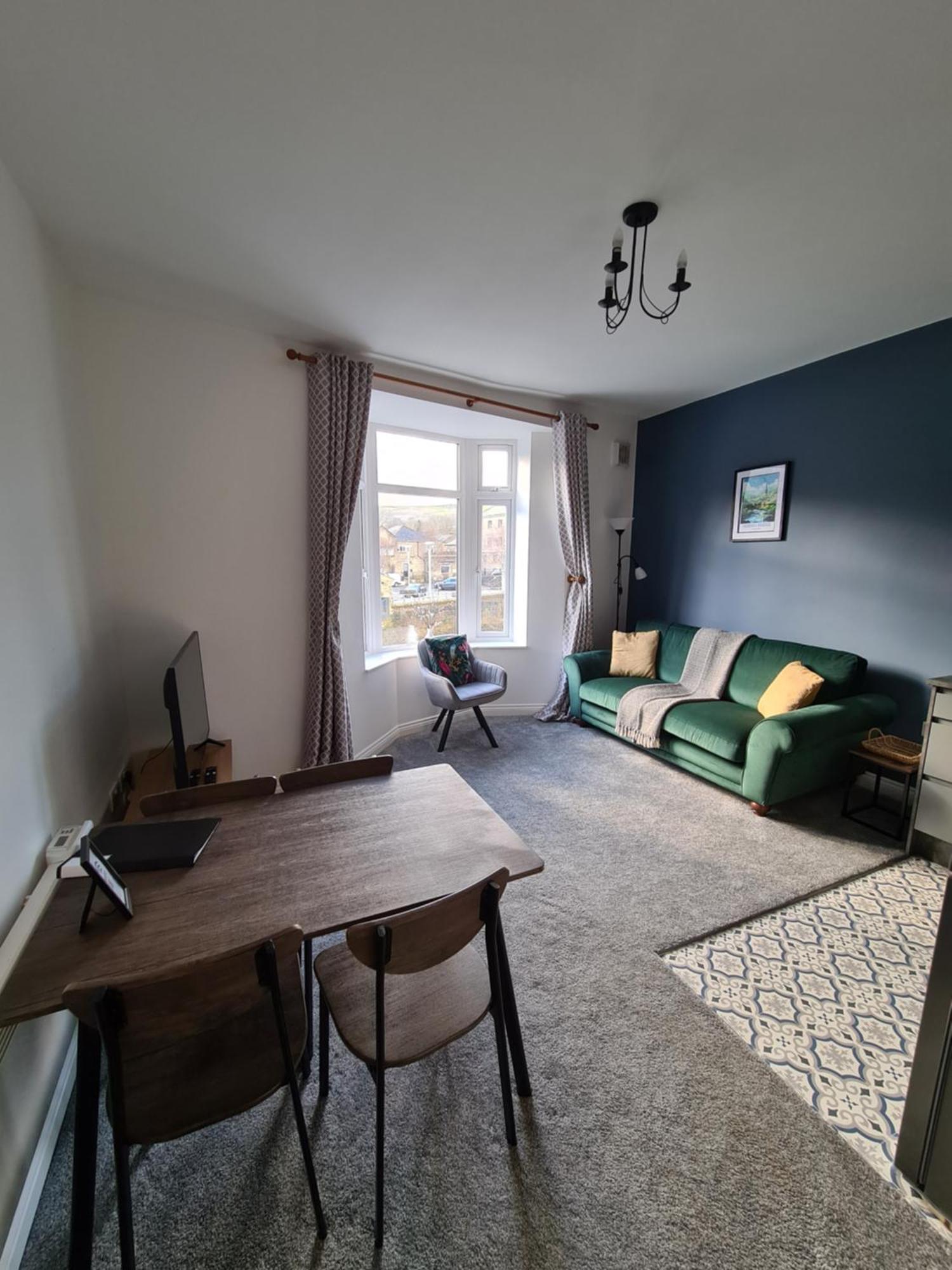 Modern River View Mytholmroyd Apartment Buitenkant foto